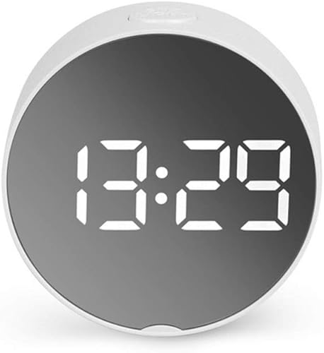 Xiaochen Bedroom Bedside Alarm Clock Digital Table Clock Night Light Snooze with Temperature Electronic Despertador Home Decor 2020 Round Led Mirror Xiaochen Bedroom Bedside Alarm Clock Digital Table Clock Night Light Snooze with Temperature Electronic Despertador Home Decor 2020 Round Led Mirror