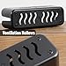 Bates- Cable Management Box, Small, Cable Organizer Box, Cord Organizer Box, Cable Box Organizer, Cord Management Box, Cord Hider Box, Cord Box for Wires on Floor, Power Strip Cover Box Baby Proof