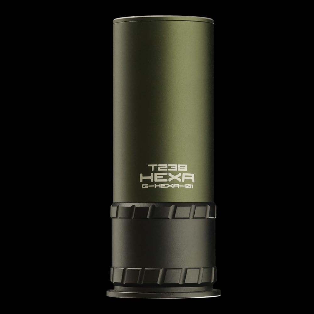 T238-HEXA Airsoft Tracer Unit 40MM Grenade Powered by Green Gas