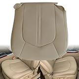 GXARTS Tan Driver Side Bottom Replacement Perforated Leather Seat Cover Compatible with Cadillac CTS 2008 2009 2010 2011 2012 2013
