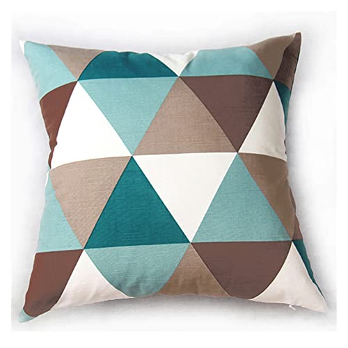 Dsmyyxgs Fashion Geometric Design Bed Runner/Bed Scarf/Bed Tail Towel For Home Hotel Bedroom Bedding Decor Blue White (Color : Blue, Size : 2Pc Pillow Case) #TOP4