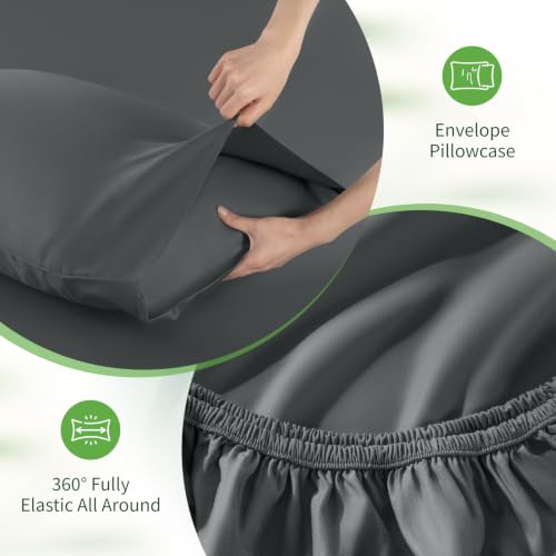 SONORO KATE 100% Viscose Derived from Bamboo_Sheets, Extra Deep Pocket,3PC by SONORO KATE - Used condition - Image 8