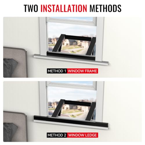 Image of No Drill Window AC Support Bracket, 220 LBS Load Capacity, Easy to Install