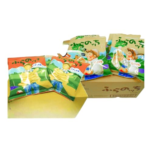 [3ヵ月に1回お届け]JAふらの ポテトチップス [ふらのっち]うすしお&コンソメ各12袋 計24袋