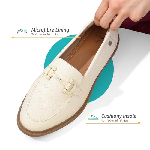 Image of YOHO Bliss Loafers for Women | Comfortable & Stylish Bellies | Fashion Moccasins with Footpharma Footbed | Slip-on for Casual & Formal Wear | 002