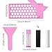 RONRONS Pink Lip Balm Crafting Kit, Professional Lipsticks Filling Tray with 50 Small Holes and Spatula, Easy to Fill 50 Pieces Lipstick Tubes Containers for Business Gifts