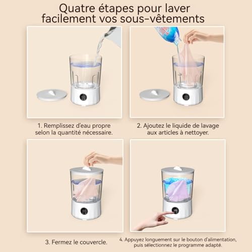 Mini machine à laver compacte double bac pour résoudre le manque de place - 3