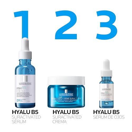 Miniatura 13 de La Roche Posay Hyalu B5 Suractivated, Sérum Antiedad Concentrado, Efecto Revitalizante, Piel Rellena En 1 Hora, Con 4 Tipos De Ácido Hialurónico Y Vitamina B5, Para Todo Tipo De Piel, 30 Ml.