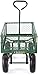 Gorilla Carts GOR400-COM Steel Garden Cart, Steel Mesh Removable Sides, 3 cu ft, 400 lb Capacity, Green