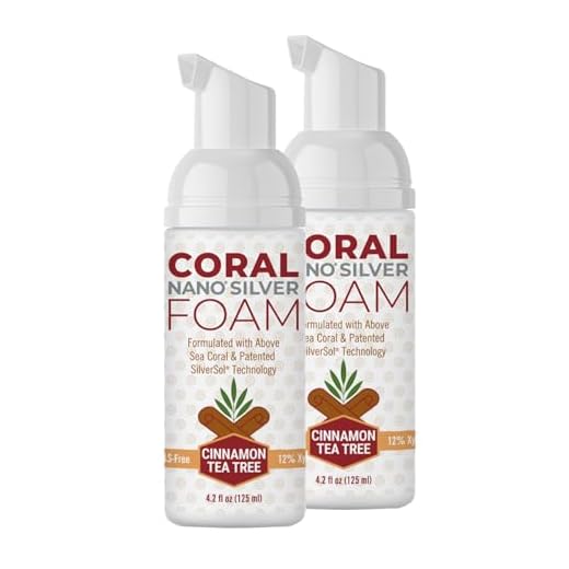 Coral Nano Silver Foaming Toothpaste – Fluoride Free Natural Remineralizing Tooth Foam – Whitening, SLS & Glycerin Free with Xylitol & Coral Calcium – Cinnamon Flavor (4oz, 3-Month Supply)