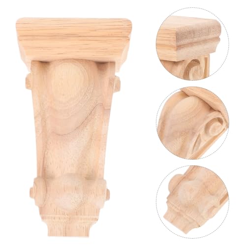 Apliques de madera tallada estilo europeo con relieve premium OSALADI 7