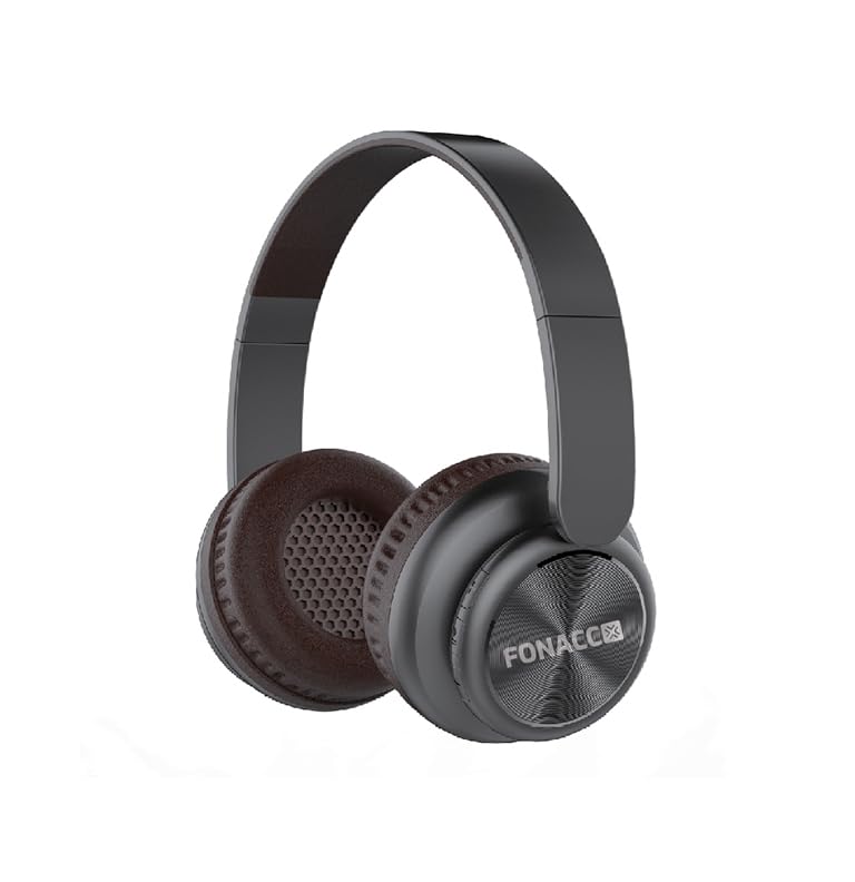 FONACC Bluetooth Headphone Rhythm Sense, Elevate Your Sound with Noise-Cancelling Over-Ear Design, 8 Hour Playtime, and Voice Assistant Powered by Bluetooth 5.3 (Grey)-picture-40