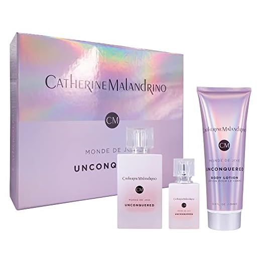 Catherine Malandrino Unconquered EDP Conjunto de 3 peças, 100 ml