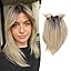 Blonde with dark root