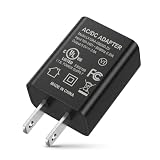 NetumScan Plug Barcode Scanner Power Adapter 5V 1A USB Wall Charger, Black
