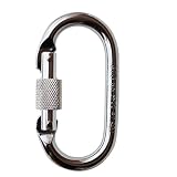 wellsem® 23kn D-ring Steel Screw-locking Carabiners for Rv, Camping, Fishing, Hiking, Traveling and
