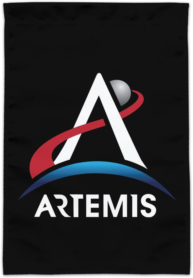 NASA Artemis Moon Logo Garden Yard Flag