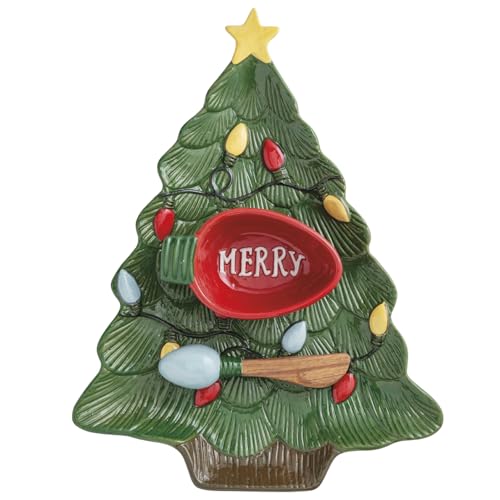 Mud Pie Christmas Tree Tray & Dip Set by Mud Pie - Image 2