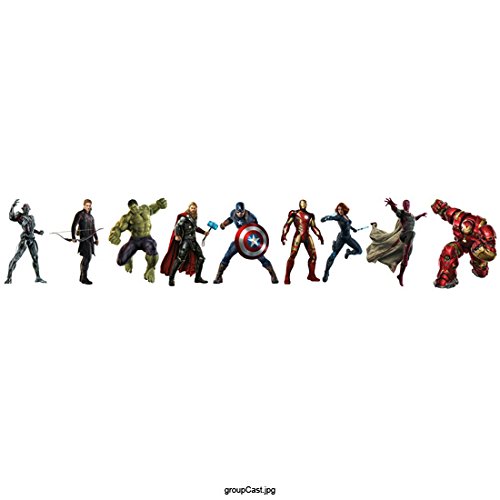 Avengers: Age of Ultron 8x10 Photo Cast Looking Like Tiny Action Figures kn