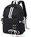 Schultasche Mädchen Teenager Schulranzen Jungen Schulrucksack Wasserdicht Schultasche Damen Teenager Reise Daypack Laptop Backpack für Mädchen Schule mit USB Anschluss (Schwarz)