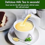 Banana Bubble Milk Tea Instant 3in1 Powder Mix - 1kg (33 Drinks) | For Boba Tea, Milkshake, Blended Frappe and Bakery | Authentic Taiwan Recipe | 0 Trans Fat, No Preservatives by Moriyama Teahouse - Image 3