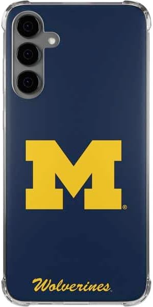 Skinit Clear Phone Case Compatible with Galaxy S24 Plus - Officially Licensed University of Michigan Wolverines M Design