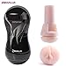 ZEMALIA Z-Chamber Vagina Pocket Male Masturbators Cup Sex Toys for male Realistic Textured Male Masturbation Discreetly Packaging(Black)
