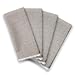 Lenox French Perle Solid Set of 4 Napkins, Dove Grey