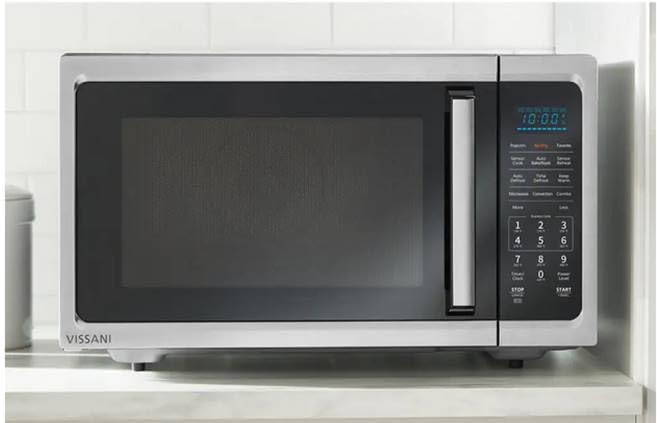 Vissani 1.5 cu. ft. Countertop Convection Microwave Oven, front view
