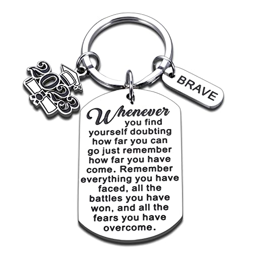 Fleure Esme 2023 Graduation Gifts For Him Her College Students Gifts Senior Class Of 2023 High Middle Medical Nurse School Students Inspirational Surgery Graduate Gifts Christmas Keychain #TOP15