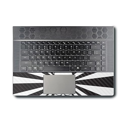 Image of MightySkins Carbon Fiber Skin Compatible with Alienware X16 R1 (2023) Full Wrap Kit - Star Rays | Protective, Durable Textured Carbon Fiber Finish | Easy to Apply & Change Styles | Made in The USA