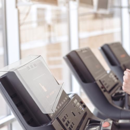 Soporte para tableta para cinta de correr de acrílico transparente para entrenar sin aburrirte 4