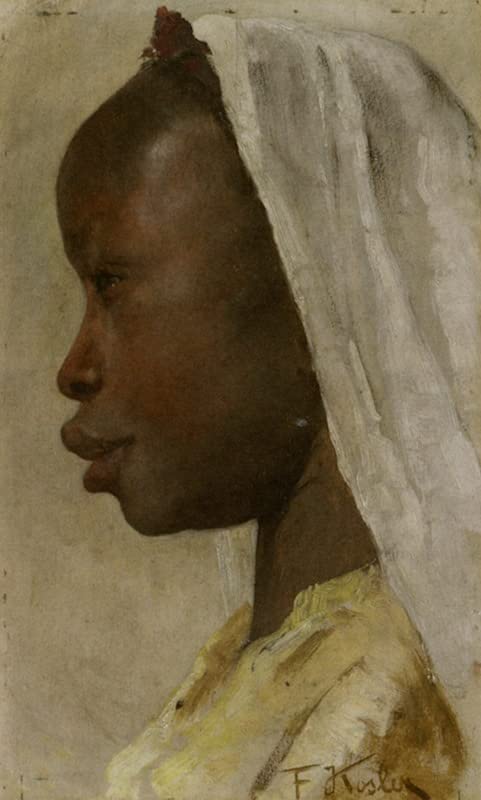 Impresiones en lienzo de la niña nubia de Kosler, el regalo perfecto de arte mural de 60x90cm
