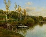 IPLUPJDY Peinture Poster Art Mural en Toile Impression Tableaux Journée d'été par Emilio Sanchez Perrier Peinture Affiche Pour la Décoration Murale 60x90cm