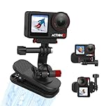 Backpack Clip Magnetic Mount for DJI Osmo Action 5 Pro/6/4/3, 360° Rotating Shoulder Bag Strap Clip Mount for Insta360 X5/X4/Ace Pro 2/Go Ultra, Osmo Pocket 4/3/Nano/360, for GoPro Hero 13 Accessories
