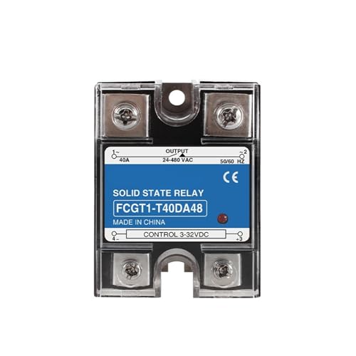 Relais SSR 25 A monophasé sortie 3-32V CC 24-480V CA pour commande de puissance - 2