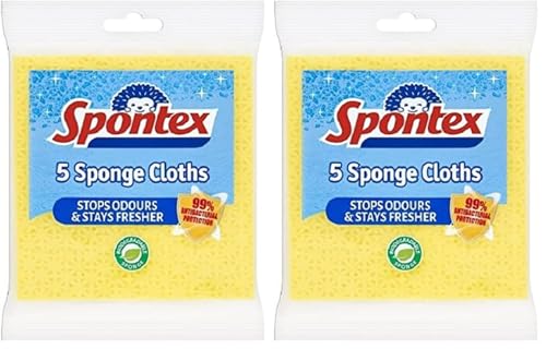 Image of Spontex Sponge Cloths, Pack of 10