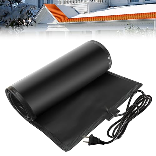 SUNHEARTH Heated Snow Melting Mats, 10ft x 13in Roof Heat Tape,Heater Ice Dam Prevention Heated...