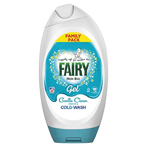 Fairy Non Bio Washing Liquid Gel for Sensitive Skin 35 Washes, 1.295L