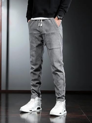 Image of Track Pant for Men || Track Pants || Plain Track Pant (Rib-Trackpant)
