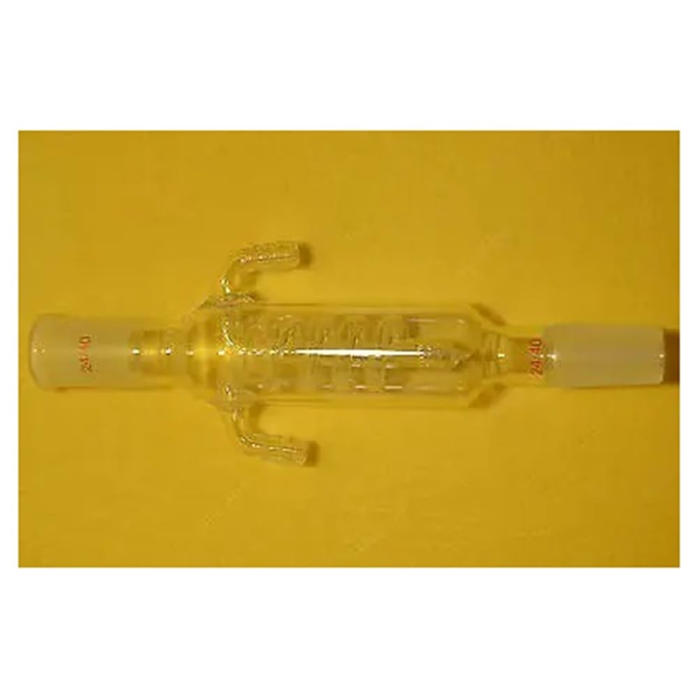 Attrezzature e forniture di laboratorio Condensatore a spirale 24/40 da 100 mm realizzato in vetro borosilicato 3.. Vetreria laboratorio