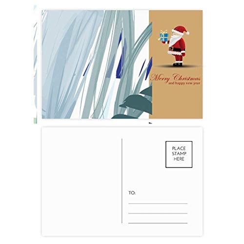 Cartes postales Père Noël végétal pour décorer vos tables de fête et cadeaux