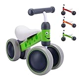 BOLDCUBE Mi Primera Bicicleta Bicicleta sin Pedales para Bebés, Bici sin Pedales Niño, Juguetes Bebes 1 a 2 Años 10 a 24 Meses, Triciclos Bebes, Correpasillos Bebes (Bertie Rana)