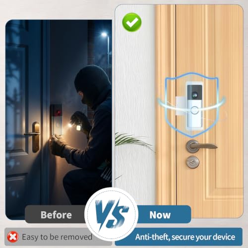 Image of Anti-Theft Doorbell Mount for Blink /Ring Battery Doorbell /Pro /Plus(2nd Gen)