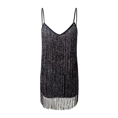 Robe à paillettes dorée pour soirée de carnaval et mascarade chic - 3