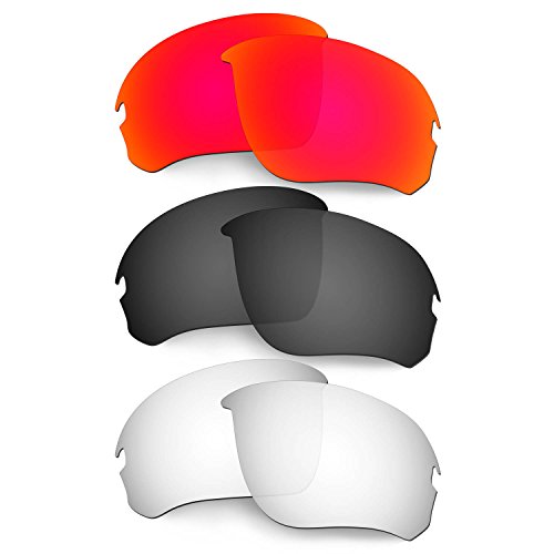 Lentilles de rechange Oakley Flak Draft rouges pour lunettes