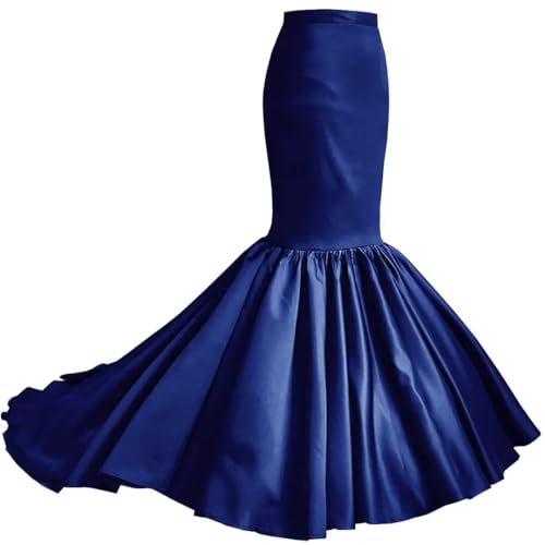 WDPL Women's Long A line Mermaid Flounce Skirt Prom Party Skirt