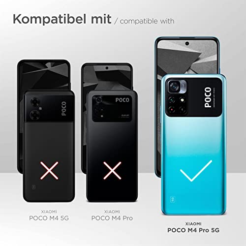 Coque Xiaomi Poco M4 Pro 5G moex avec film ecran bleu mat