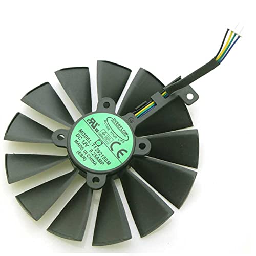 1pcs T129215SM 12V 0.25AMP 95mm GPU Fan Compatible For ASUS GEFORCE GTX 1080Ti ROG POSEIDON PLATINUM Graphics Card Cooling Fan