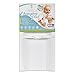 LA Baby Waterproof Contour Changing Pad, 32" - Made in USA. Easy to Clean w/Non-Skid Bottom, Safety Strap, Fits All Standard Changing Tables/Dresser Tops for Best Infant Diaper Change